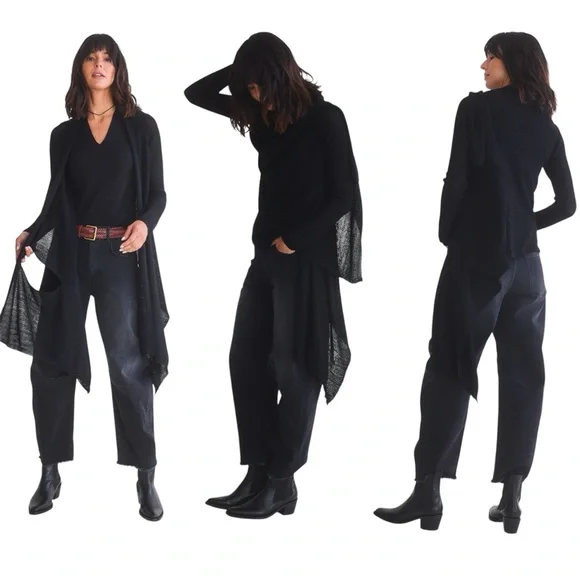 Ruti Haven Wrap Knit Cardigan in Black Size XS/S - Picture 3 of 8
